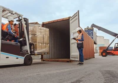 Hoeveel pallets passen er in een container?