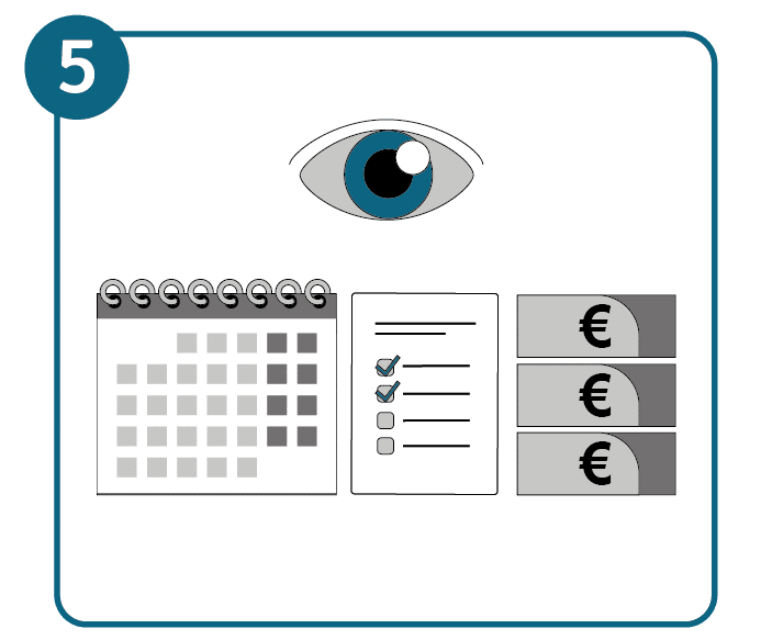 Fulfilment, stap 5: voortgang van de bestelling monitoren